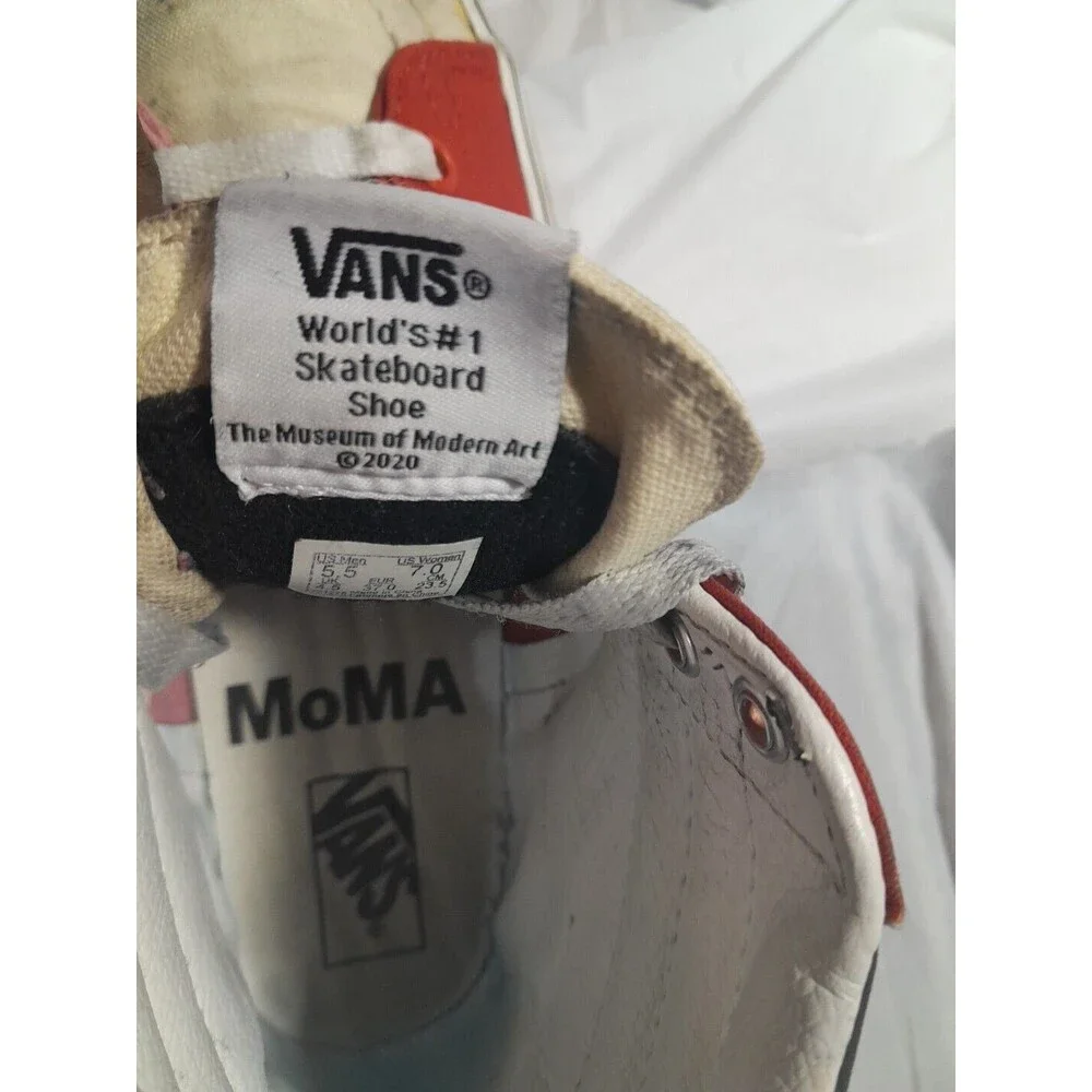Vans X MoMA Sk8-Hi Lyubov Popova Sneakers LE Men's 5.5/Women's 7